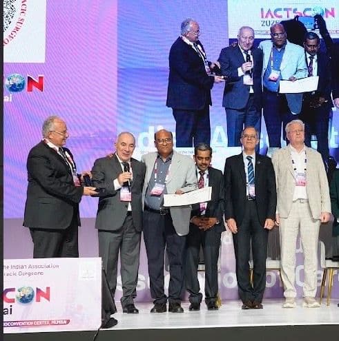 Dr. Suhas Parikh receiving international honours